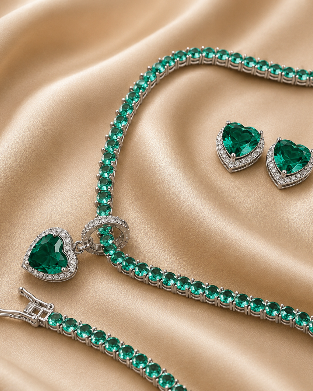 Conjunto Riviera Turmalina Verde Água